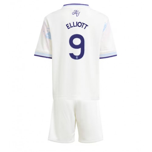 Aston Villa Harvey Elliott #9 Tredjeställ Barn 2025-26 Kortärmad (+ Korta byxor) Aston Villa Harvey Elliott #9 Tredjeställ Barn 2025-26 Kortärmad (+ Korta byxor)